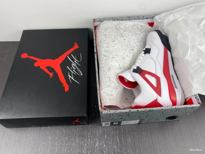 Rep TBkick Air Cement 4 Jordan DH6927-161 Red 0731